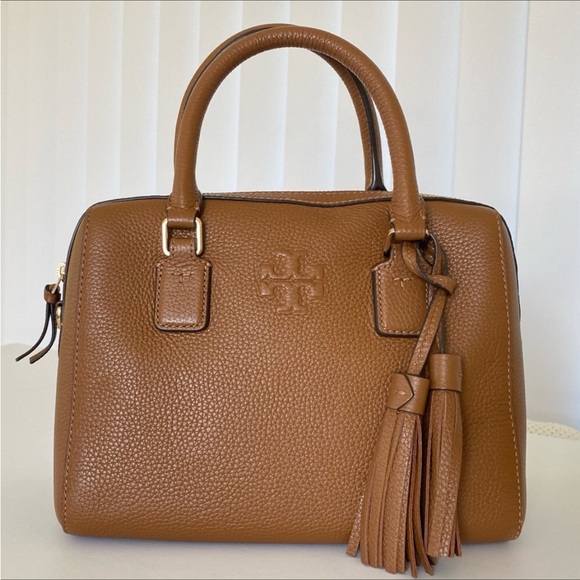 Tory Burch Tan Leather Satchel - Picture 1 of 12